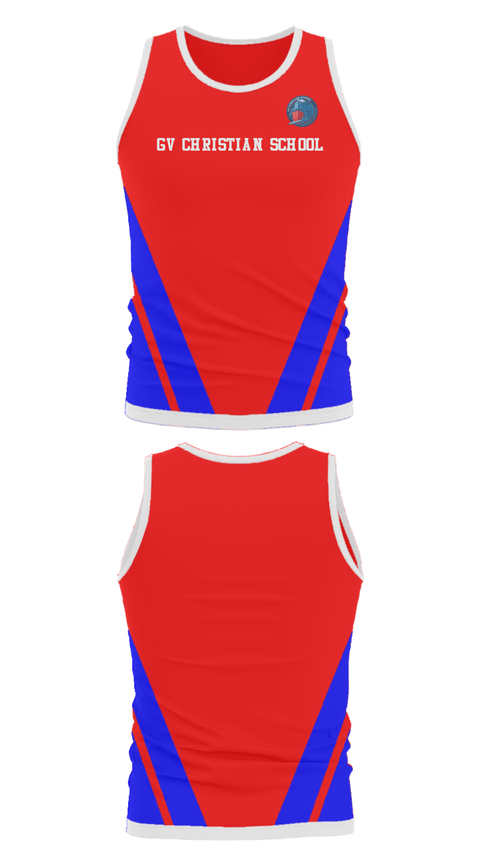 Tank Top, GV Christian School, Spirit Store, Teamtime, Team time, sublimation, custom sports apparel, team uniforms, spirit wear, spiritwear, sports uniforms, custom shirts, team store, custom team store, fundraiser sports, apparel fundraiser