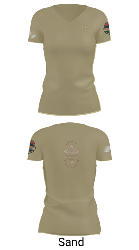 Women's Short Sleeve Vneck Shirt, , Marines, Teamtime, Team time, sublimation, custom sports apparel, team uniforms, spirit wear, spiritwear, sports uniforms, custom shirts, team store, custom team store, fundraiser sports, apparel fundraiser