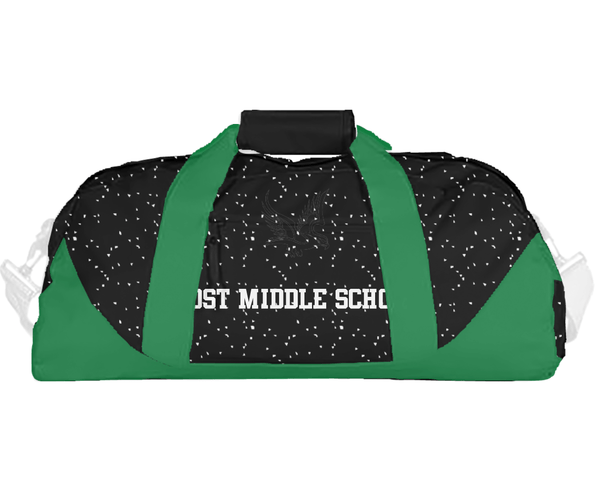 Duffle Bag, Frost Middle School, Spirit Store, Teamtime, Team time, sublimation, custom sports apparel, team uniforms, spirit wear, spiritwear, sports uniforms, custom shirts, team store, custom team store, fundraiser sports, apparel fundraiser