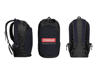 Gear Bag, Conrad Pressure Wash & Paint, , Teamtime, Team time, sublimation, custom sports apparel, team uniforms, spirit wear, spiritwear, sports uniforms, custom shirts, team store, custom team store, fundraiser sports, apparel fundraiser