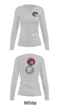 Carver rams 76040751 Women's Long Sleeve V-neck Shirt - 6