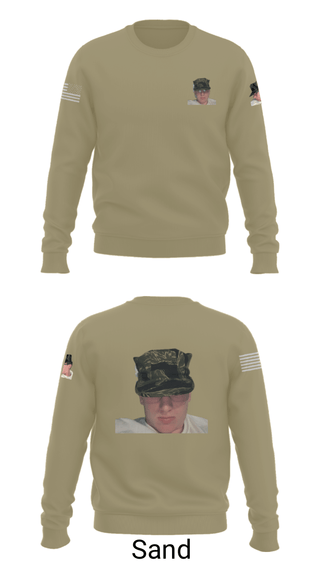 Crew Neck Sweatshirt, Airborne division, Air Force, Teamtime, Team time, sublimation, custom sports apparel, team uniforms, spirit wear, spiritwear, sports uniforms, custom shirts, team store, custom team store, fundraiser sports, apparel fundraiser