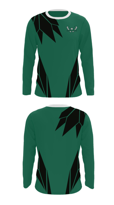 Woodland High School 16515476 Long Sleeve Performance Shirt - 26