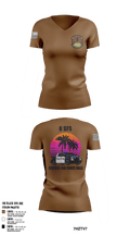 6th Security Forces Squadron 79689853 Women's Short Sleeve V-neck Shirt - 4