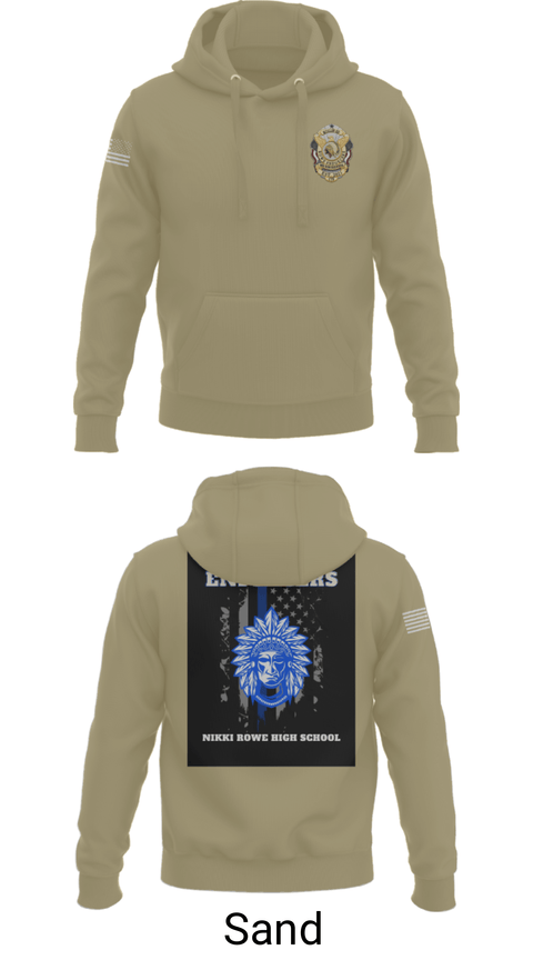Hoodie, Rowe Enforcers, Police, Teamtime, Team time, sublimation, custom sports apparel, team uniforms, spirit wear, spiritwear, sports uniforms, custom shirts, team store, custom team store, fundraiser sports, apparel fundraiser