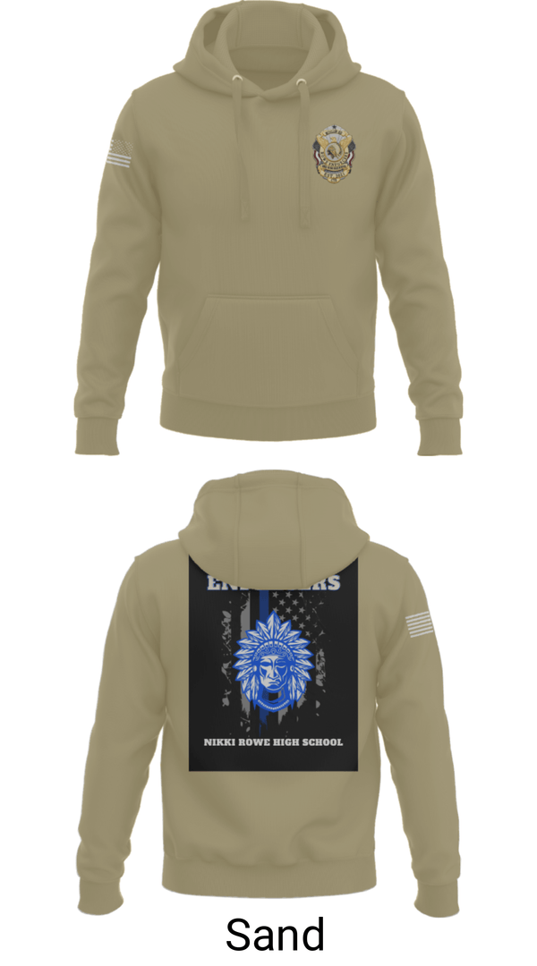 Hoodie, Rowe Enforcers, Police, Teamtime, Team time, sublimation, custom sports apparel, team uniforms, spirit wear, spiritwear, sports uniforms, custom shirts, team store, custom team store, fundraiser sports, apparel fundraiser