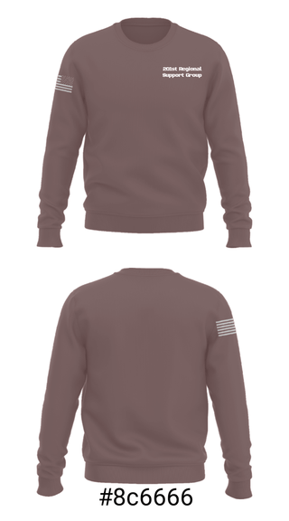 Crew Neck Sweatshirt, 201st Regional Support Group, Army, Teamtime, Team time, sublimation, custom sports apparel, team uniforms, spirit wear, spiritwear, sports uniforms, custom shirts, team store, custom team store, fundraiser sports, apparel fundraiser