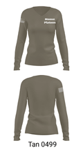 Moose Platoon 95714358 Women's Long Sleeve V-neck Shirt - 39
