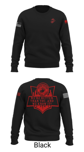 Crew Neck Sweatshirt, RSS EMPIRE STATE, Marines, Teamtime, Team time, sublimation, custom sports apparel, team uniforms, spirit wear, spiritwear, sports uniforms, custom shirts, team store, custom team store, fundraiser sports, apparel fundraiser