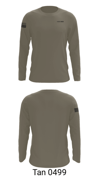 Long Sleeve Performance Shirt, E CO 21BEB, Army, Teamtime, Team time, sublimation, custom sports apparel, team uniforms, spirit wear, spiritwear, sports uniforms, custom shirts, team store, custom team store, fundraiser sports, apparel fundraiser