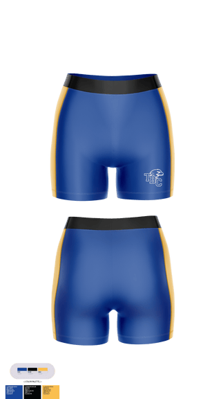 Women's Compression Shorts, Trinity Baptist College Volleyball, Women's Volleyball, Teamtime, Team time, sublimation, custom sports apparel, team uniforms, spirit wear, spiritwear, sports uniforms, custom shirts, team store, custom team store, fundraiser sports, apparel fundraiser