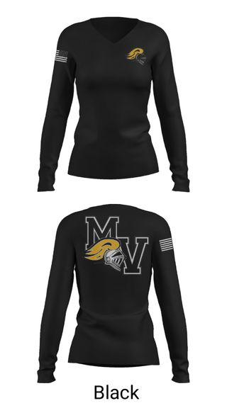 Women's Long Sleeve Vneck Shirt, Moshannon Valley High School Wrestling, Wrestling, Teamtime, Team time, sublimation, custom sports apparel, team uniforms, spirit wear, spiritwear, sports uniforms, custom shirts, team store, custom team store, fundraiser sports, apparel fundraiser