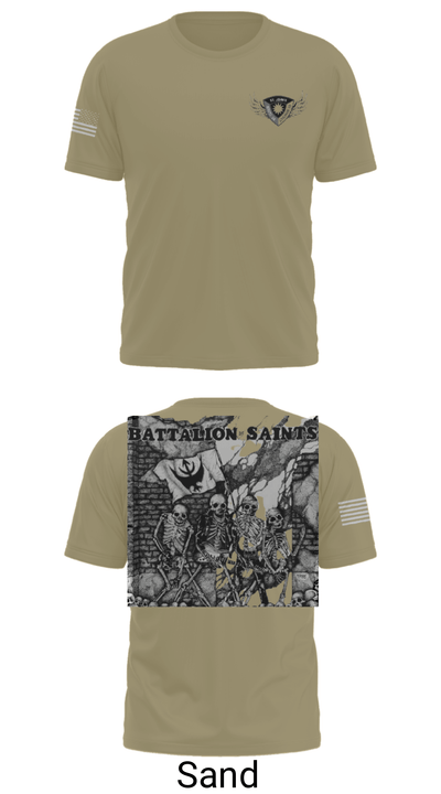 Fighting Saints Battalion 30372555 Short Sleeve Performance Shirt - 46