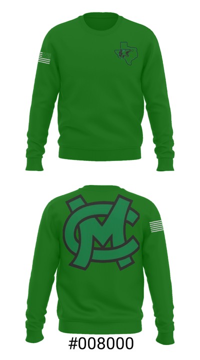 Caddo Mills Middle School Basketball 89707259 Crew Neck Sweatshirt - 16