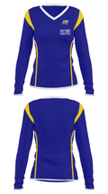 Rocky Mount High School Basketball 86010063 Women's Long Sleeve V-neck Shirt - 35