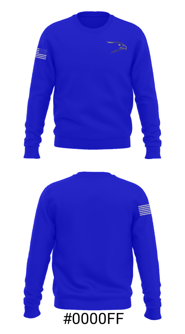 Crew Neck Sweatshirt, Ellinwood Middle School Wrestling, Wrestling, Teamtime, Team time, sublimation, custom sports apparel, team uniforms, spirit wear, spiritwear, sports uniforms, custom shirts, team store, custom team store, fundraiser sports, apparel fundraiser