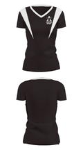 Agate 1613283 Women's Short Sleeve V-neck Shirt - 35