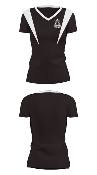 Women's Short Sleeve Vneck Shirt, Agate Elementary School, Spirit Store, Teamtime, Team time, sublimation, custom sports apparel, team uniforms, spirit wear, spiritwear, sports uniforms, custom shirts, team store, custom team store, fundraiser sports, apparel fundraiser