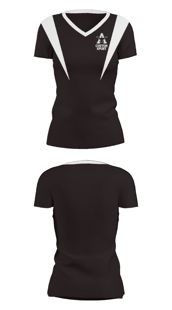 Women's Short Sleeve Vneck Shirt, Agate Elementary School, Spirit Store, Teamtime, Team time, sublimation, custom sports apparel, team uniforms, spirit wear, spiritwear, sports uniforms, custom shirts, team store, custom team store, fundraiser sports, apparel fundraiser
