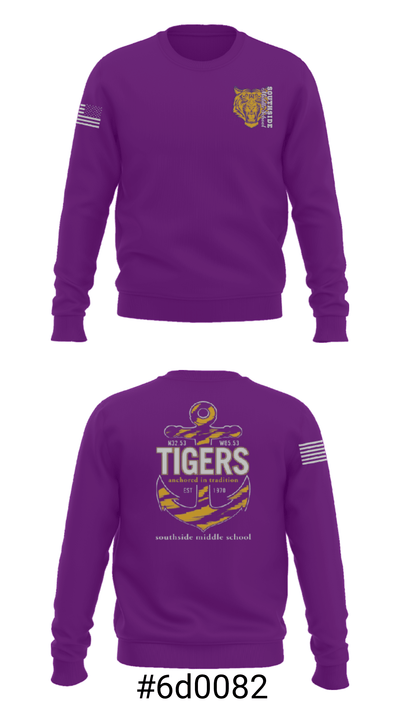 Southside Middle School 37136720 Crew Neck Sweatshirt - 16
