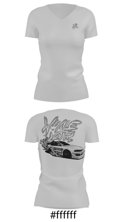 Whole Lotta 18700693 Women's Short Sleeve V-neck Shirt - 21