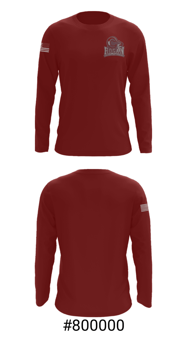 Long Sleeve Performance Shirt, Hogan Prep Academy, Spirit Store, Teamtime, Team time, sublimation, custom sports apparel, team uniforms, spirit wear, spiritwear, sports uniforms, custom shirts, team store, custom team store, fundraiser sports, apparel fundraiser