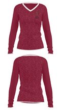 Carolina Christian School (High School) Basketball 22798824 Women's Long Sleeve V-neck Shirt - 34