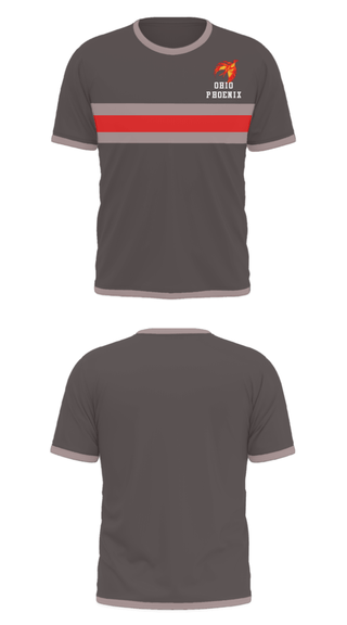 Short Sleeve Performance Shirt, Ohio Phoenix, Women's Basketball, Teamtime, Team time, sublimation, custom sports apparel, team uniforms, spirit wear, spiritwear, sports uniforms, custom shirts, team store, custom team store, fundraiser sports, apparel fundraiser