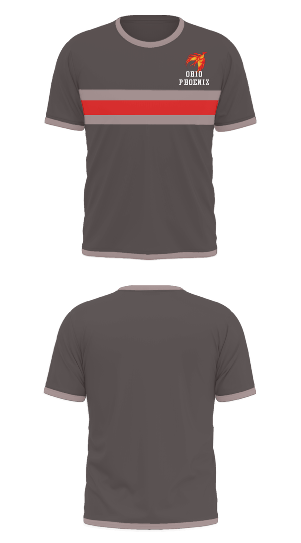Short Sleeve Performance Shirt, Ohio Phoenix, Women's Basketball, Teamtime, Team time, sublimation, custom sports apparel, team uniforms, spirit wear, spiritwear, sports uniforms, custom shirts, team store, custom team store, fundraiser sports, apparel fundraiser