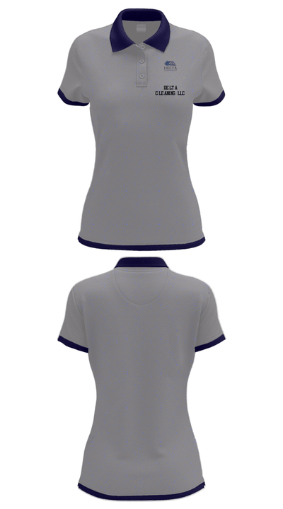 Delta cleaning LLC 32012075 Women's Short Sleeve Performance Polo  - 30