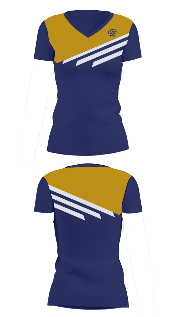 Women's Short Sleeve Vneck Shirt, West Genesee Senior High School Wrestling, Wrestling, Teamtime, Team time, sublimation, custom sports apparel, team uniforms, spirit wear, spiritwear, sports uniforms, custom shirts, team store, custom team store, fundraiser sports, apparel fundraiser