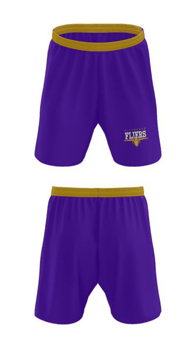 Flandreau High School Wrestling 22666731 Athletic Shorts With Pockets - 22