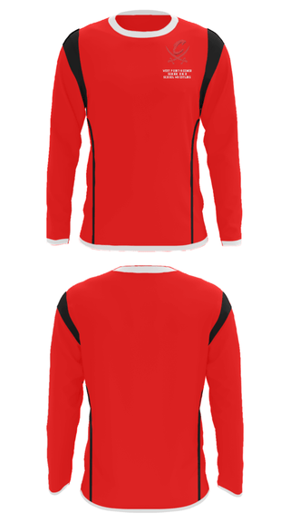 Long Sleeve Performance Shirt, West Point-Beemer Senior High School Wrestling, Wrestling, Teamtime, Team time, sublimation, custom sports apparel, team uniforms, spirit wear, spiritwear, sports uniforms, custom shirts, team store, custom team store, fundraiser sports, apparel fundraiser