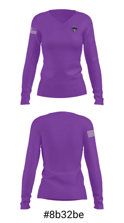 Madera South High School Wrestling 64933645 Women's Long Sleeve V-neck Shirt - 20