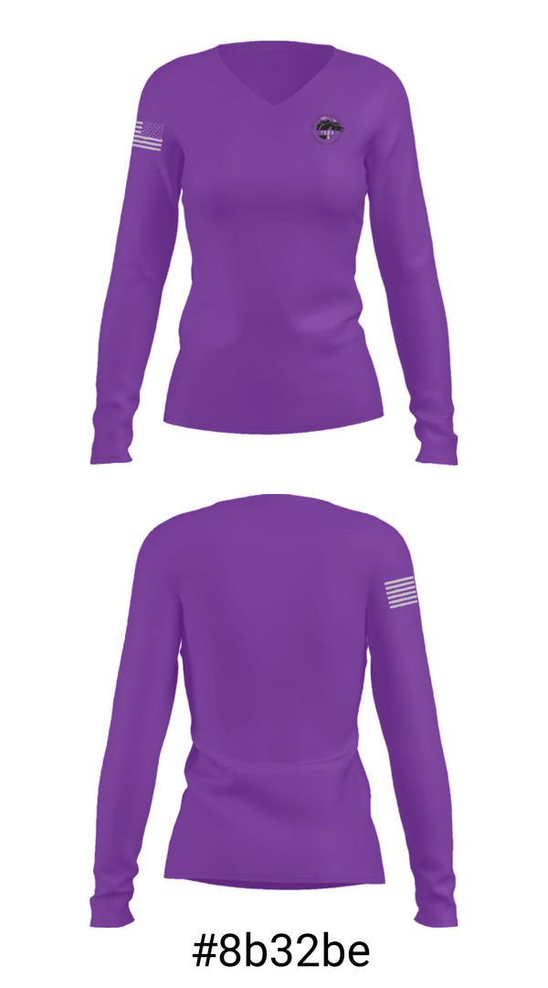 Women's Long Sleeve Vneck Shirt, Madera South High School Wrestling, Wrestling, Teamtime, Team time, sublimation, custom sports apparel, team uniforms, spirit wear, spiritwear, sports uniforms, custom shirts, team store, custom team store, fundraiser sports, apparel fundraiser