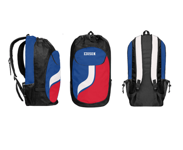 Gear Bag, EDISON, Wrestling, Teamtime, Team time, sublimation, custom sports apparel, team uniforms, spirit wear, spiritwear, sports uniforms, custom shirts, team store, custom team store, fundraiser sports, apparel fundraiser