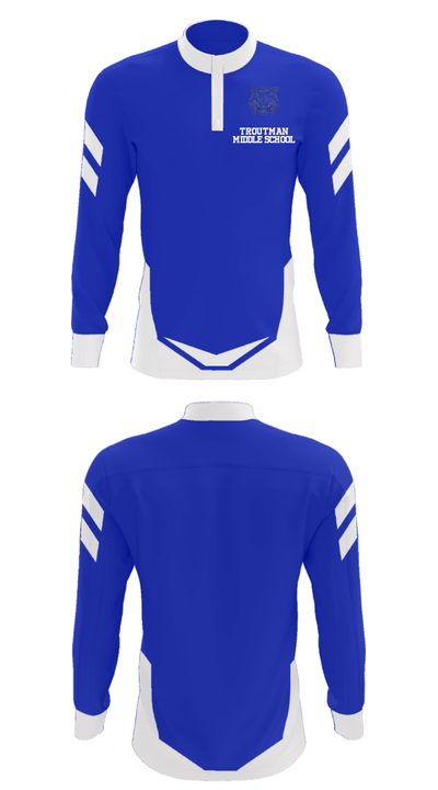 Troutman Middle School 42496110 Quarter Zip Jacket - 27
