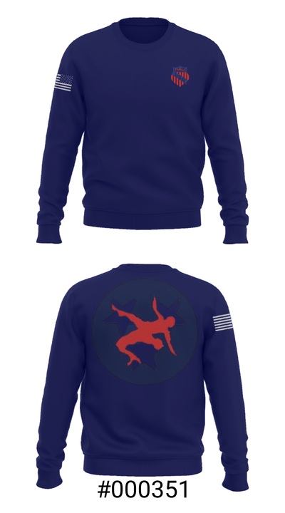 Tennessee Aau Wrestling 56091199 Crew Neck Sweatshirt - 16