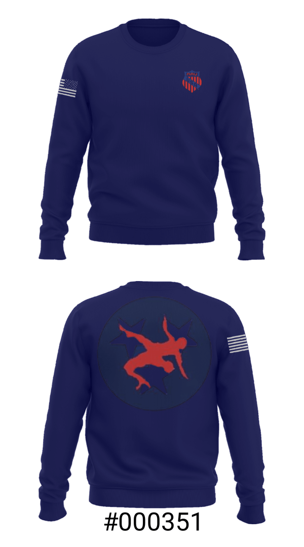 Crew Neck Sweatshirt, Tennessee Aau Wrestling, Wrestling, Teamtime, Team time, sublimation, custom sports apparel, team uniforms, spirit wear, spiritwear, sports uniforms, custom shirts, team store, custom team store, fundraiser sports, apparel fundraiser