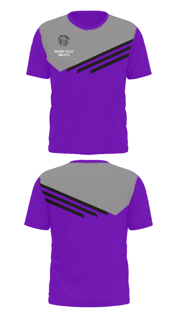 Short Sleeve Performance Shirt, Shadow Hills Knights, Men's Basketball, Teamtime, Team time, sublimation, custom sports apparel, team uniforms, spirit wear, spiritwear, sports uniforms, custom shirts, team store, custom team store, fundraiser sports, apparel fundraiser