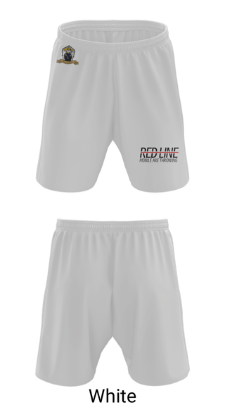 Athletic Shorts With Pockets, Red Line Mobile Axe Throwing, , Teamtime, Team time, sublimation, custom sports apparel, team uniforms, spirit wear, spiritwear, sports uniforms, custom shirts, team store, custom team store, fundraiser sports, apparel fundraiser