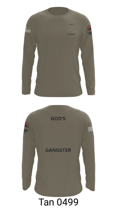 GOD'S GANGSTER 5799202 Long Sleeve Performance Shirt - 35