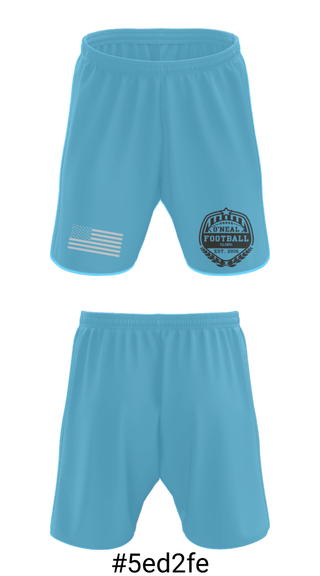 Athletic Shorts With Pockets, O'Neal Football Clinic, Football, Teamtime, Team time, sublimation, custom sports apparel, team uniforms, spirit wear, spiritwear, sports uniforms, custom shirts, team store, custom team store, fundraiser sports, apparel fundraiser