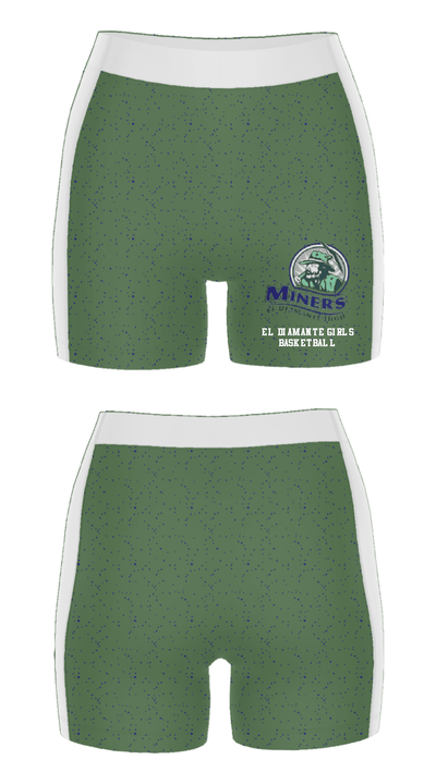 El Diamante High School Basketball 57210658 Women's Compression Shorts - 28