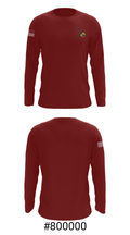 Winlock High School Cardinals Wrestling 96336799 Long Sleeve Performance Shirt - 18