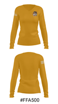 Webster High School Ice Hockey 4814594 Women's Long Sleeve V-neck Shirt - 20