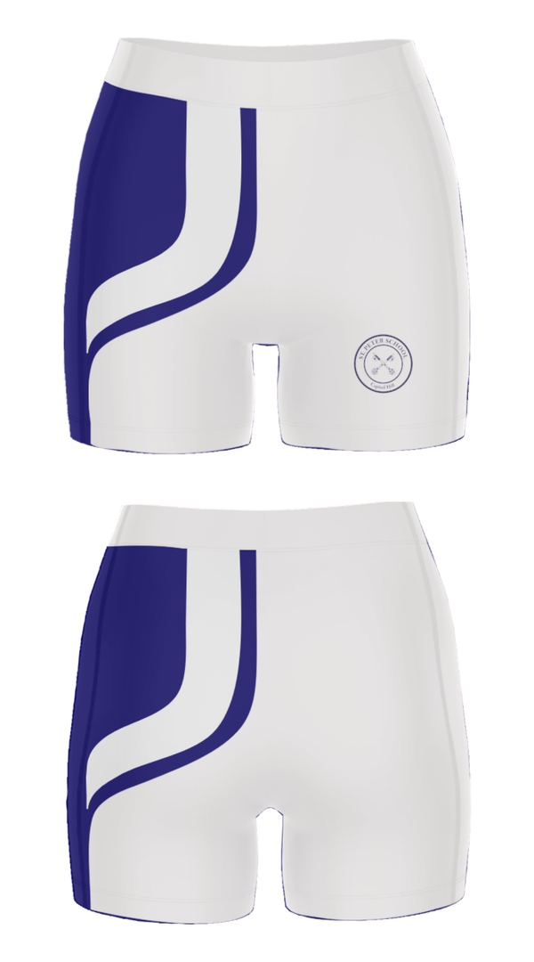 Women's Compression Shorts, St. Peter School, , Teamtime, Team time, sublimation, custom sports apparel, team uniforms, spirit wear, spiritwear, sports uniforms, custom shirts, team store, custom team store, fundraiser sports, apparel fundraiser