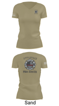 Littleville Fire & Rescue 55821755 Women's Short Sleeve V-neck Shirt - 44