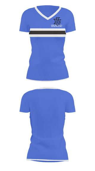 Women's Short Sleeve Vneck Shirt, Leavenworth High School Wrestling, Wrestling, Teamtime, Team time, sublimation, custom sports apparel, team uniforms, spirit wear, spiritwear, sports uniforms, custom shirts, team store, custom team store, fundraiser sports, apparel fundraiser