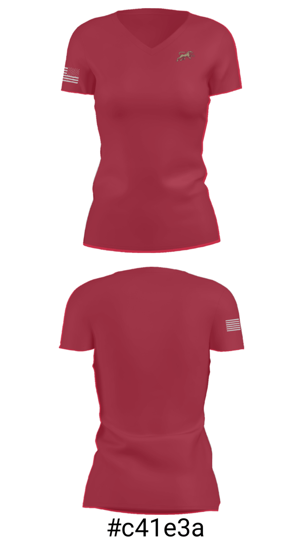 Women's Short Sleeve Vneck Shirt, Pulaski County Middle School, Spirit Store, Teamtime, Team time, sublimation, custom sports apparel, team uniforms, spirit wear, spiritwear, sports uniforms, custom shirts, team store, custom team store, fundraiser sports, apparel fundraiser